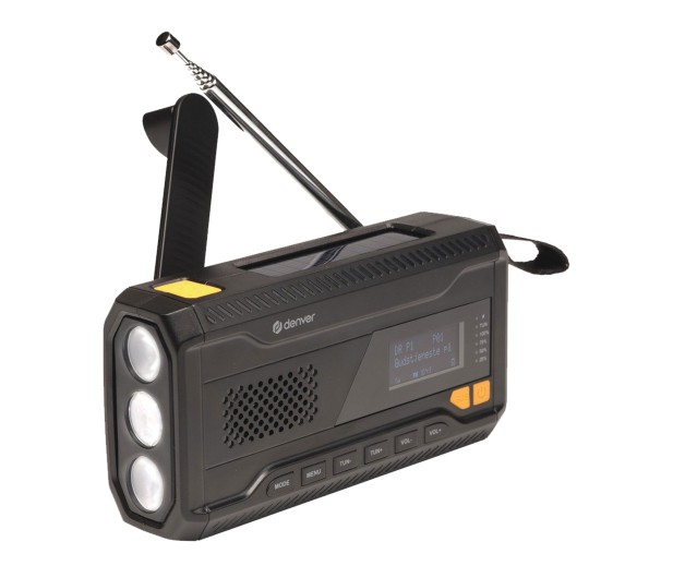 Denver Radio solarne Denver SCD-2033 z lampką i funkcją SOS - 1535082 - zdjęcie